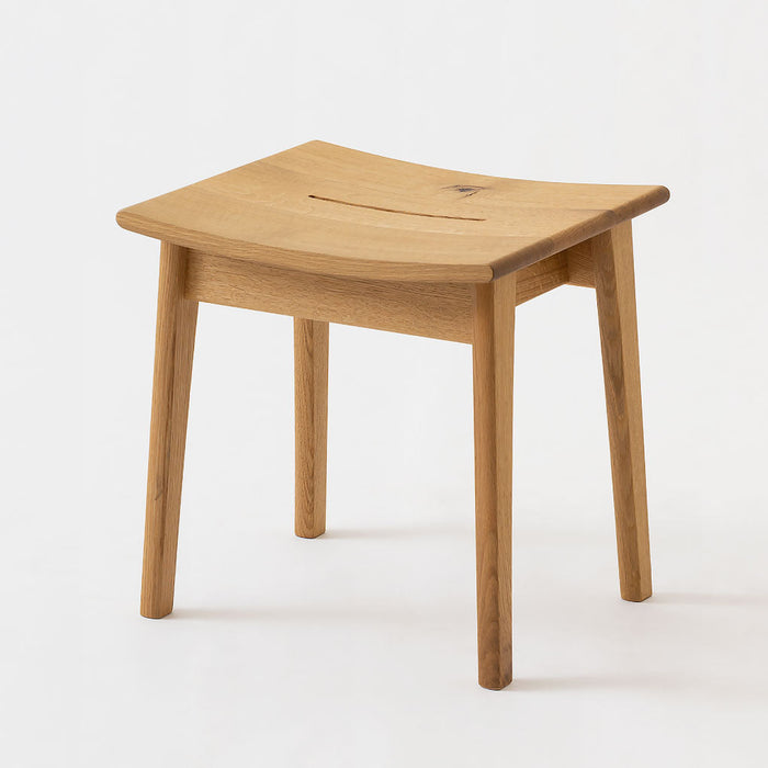 スツール /ホワイトオーク（節入り）