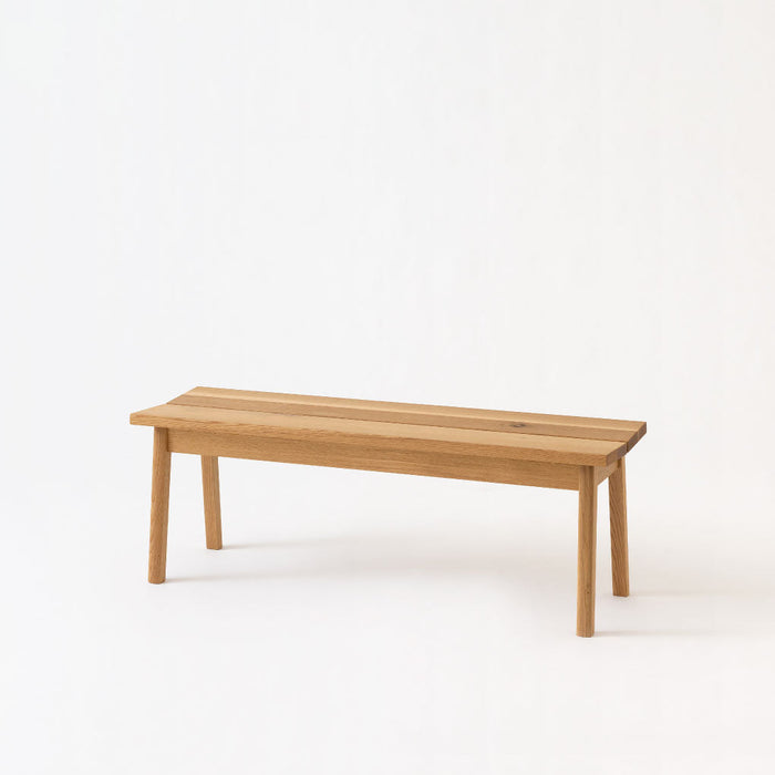 ベンチ /W135 /ホワイトオーク（節入り）