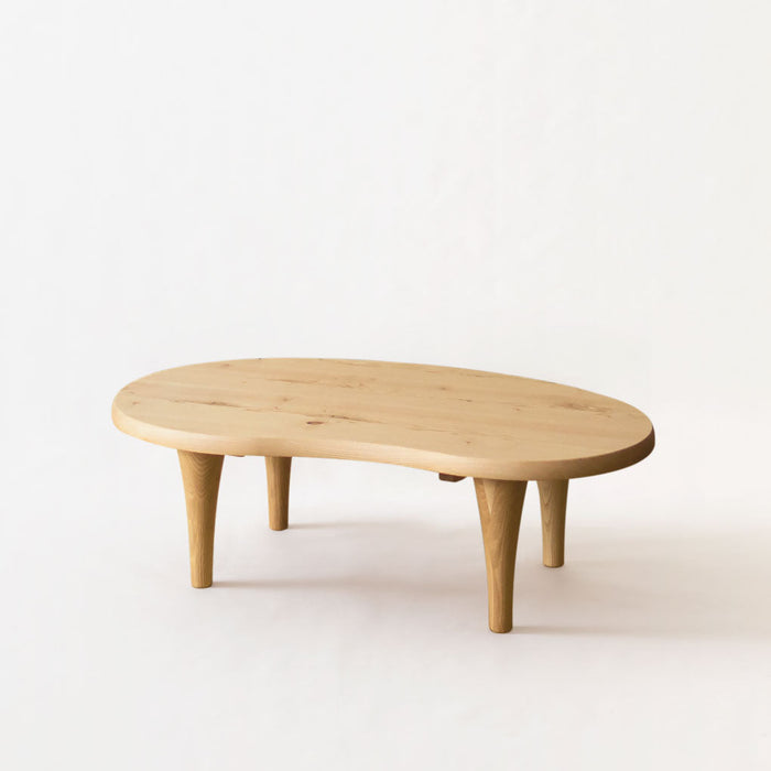 豆型リビングテーブル /W110 /レギュラータイプ /クリ