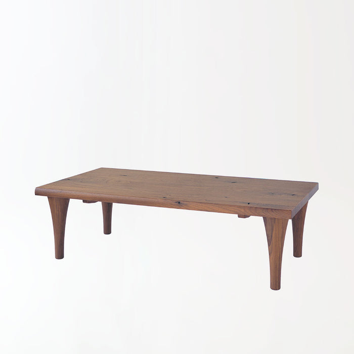 長方形リビングテーブル /レギュラータイプ /ウォルナット（節入り）