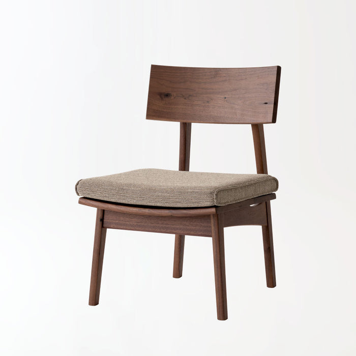チェア /レギュラータイプ /座クッション仕様 /ウォルナット（節入り）