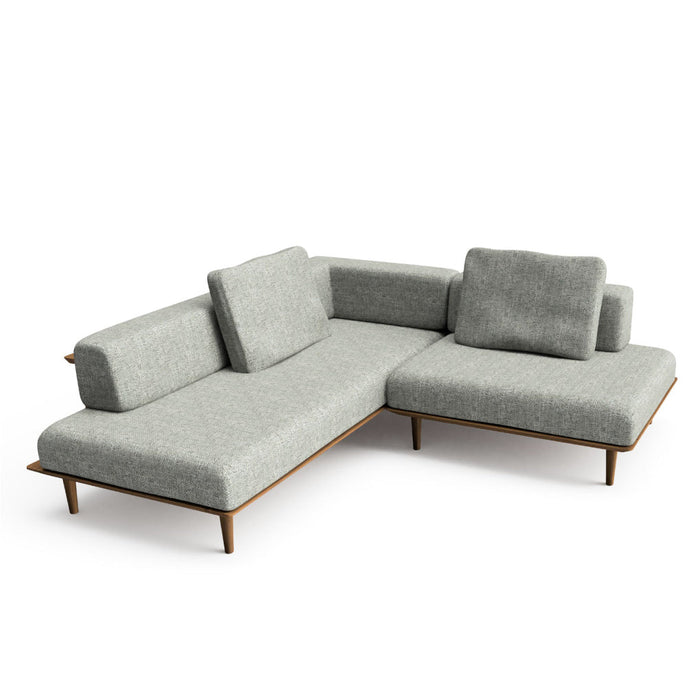 カウチ（左肘付き）+ソファ（右背付き） /W205 /D205 /ホワイトオーク