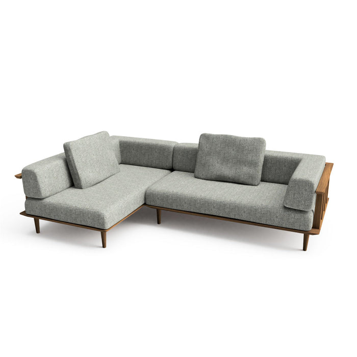 カウチ（左肘付き）+カウチ（左肘付き） /D161 /ホワイトオーク