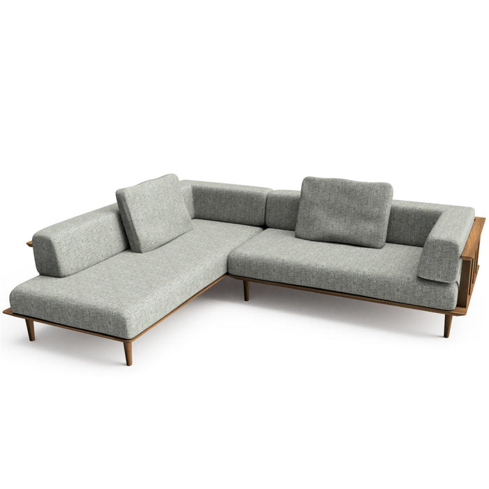 カウチ（左肘付き）+カウチ（左肘付き） /D205 /ウォルナット