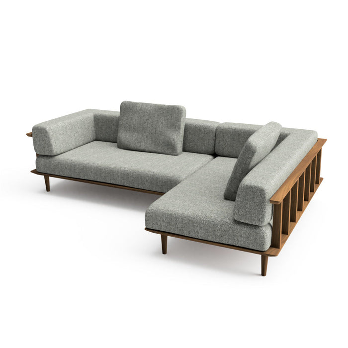 カウチ（右肘付き）+カウチ（右肘付き） /D161 /ビーチ