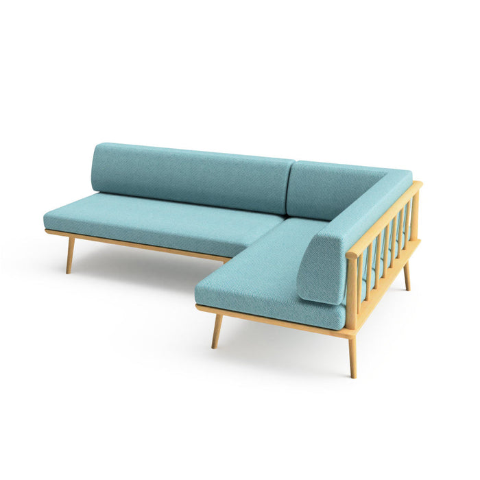 カウチ（右肘付き）+ソファ（肘なし） /D146 /ホワイトオーク