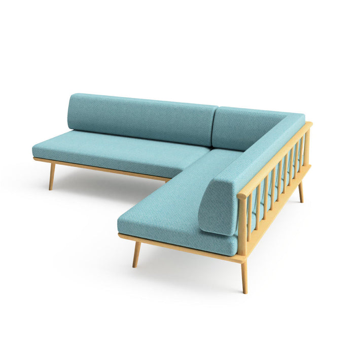 カウチ（右肘付き）+ソファ（肘なし） /D179 /ホワイトオーク