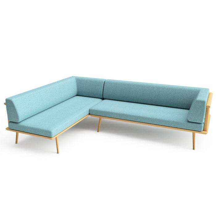 カウチ（左肘付き）+カウチ（左肘付き） /W259 /D179 /ビーチ