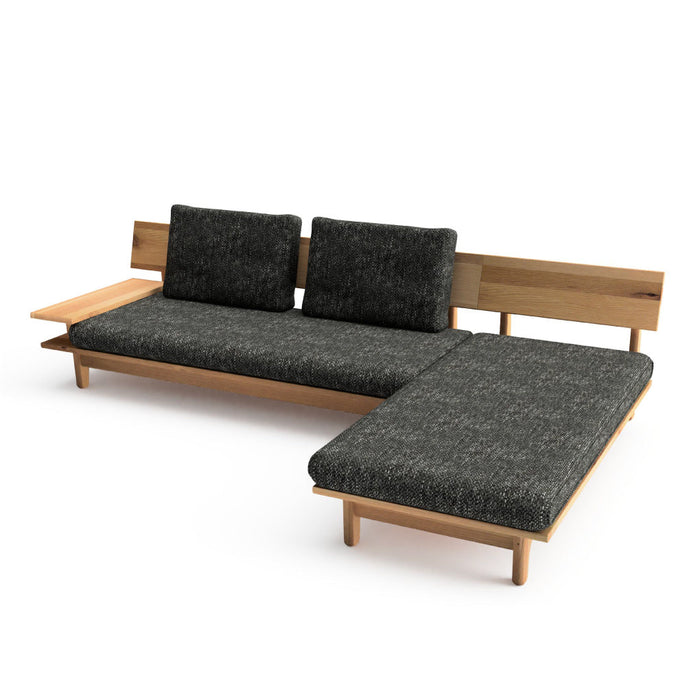 カウチ+ソファ（右肘付き） /W274 /ホワイトオーク（節入り）