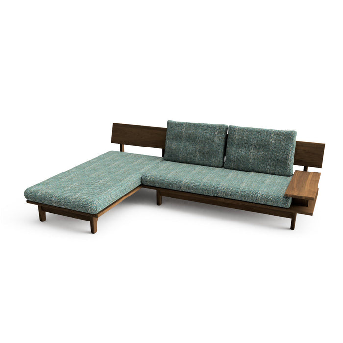 カウチ+ソファ（左肘付き） /W249 /ウォルナット（節入り）